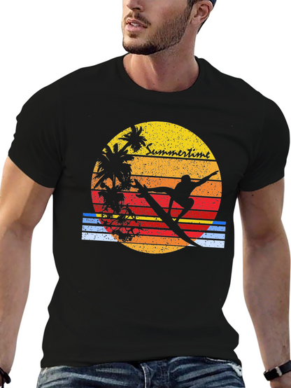 Retro Surfer Tee - Summertime Vibes