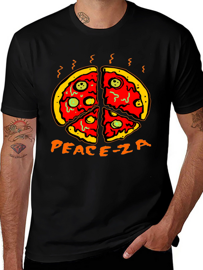 Peace-za Pizza Graphic Tee