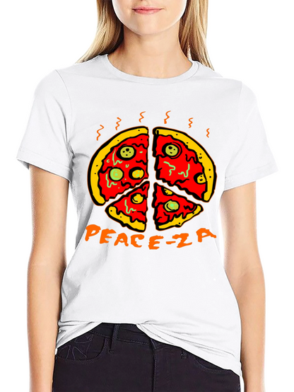 Peace-za Pizza Graphic Tee