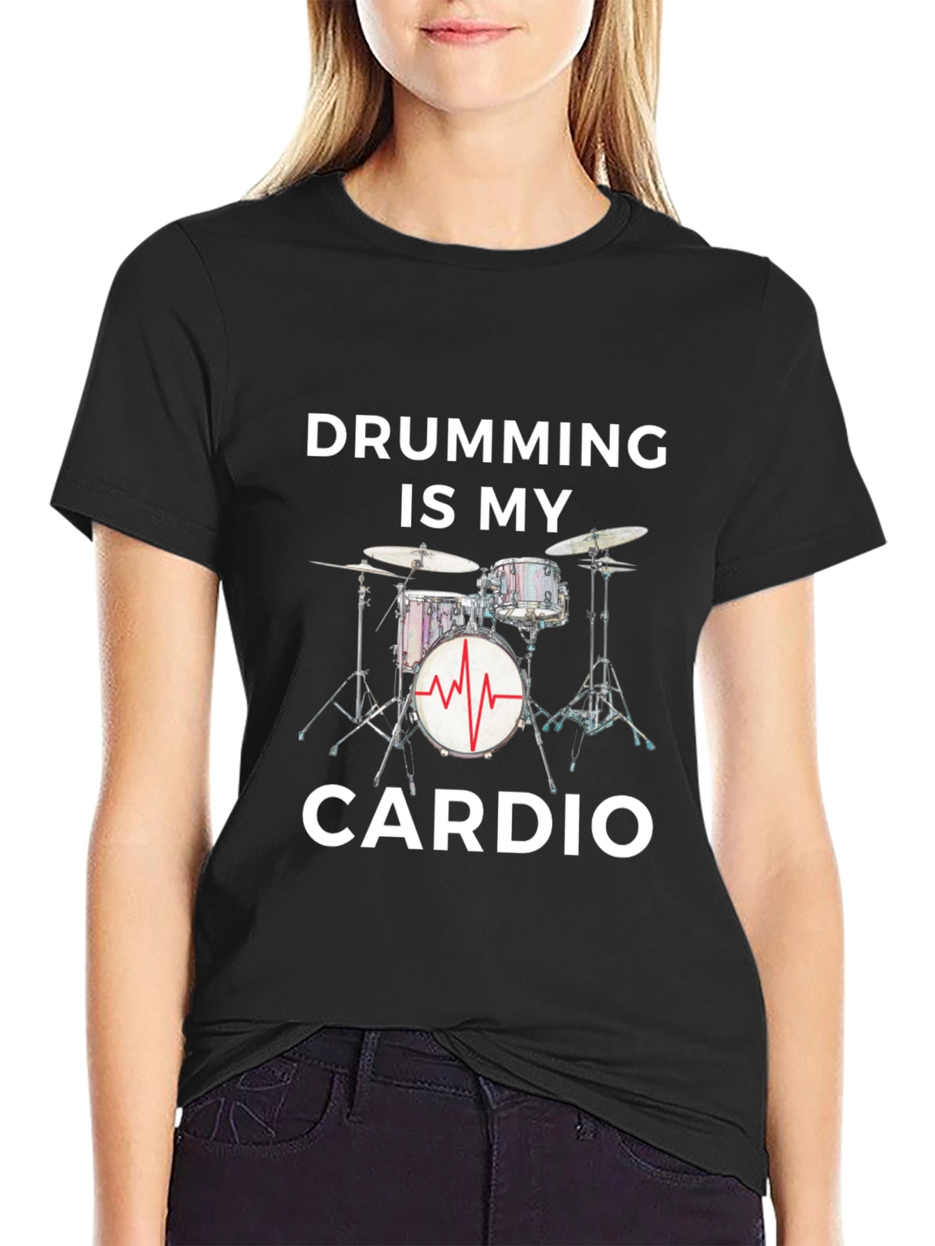 Drumming Is My Cardio - Graphic Tee