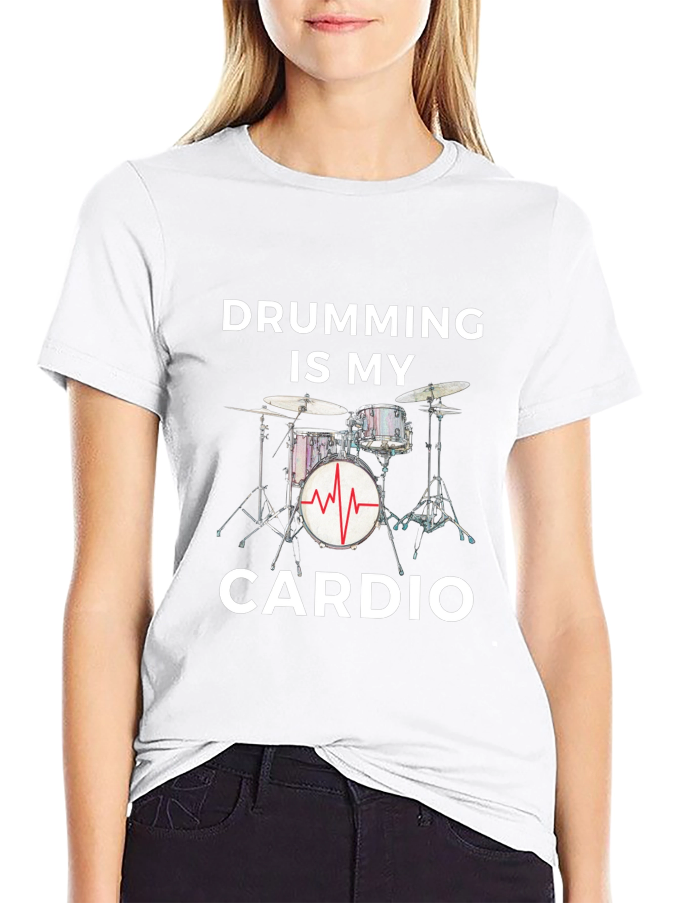 Drumming Is My Cardio - Graphic Tee