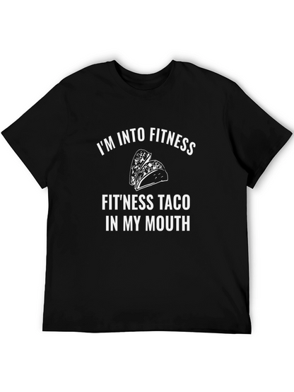 Fitness Taco Graphic Tee - Funny Workout Shirt