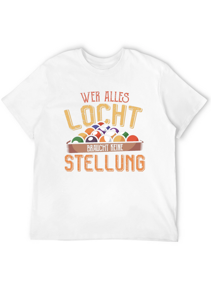 Wer Alles Locht Billiard Graphic T-Shirt