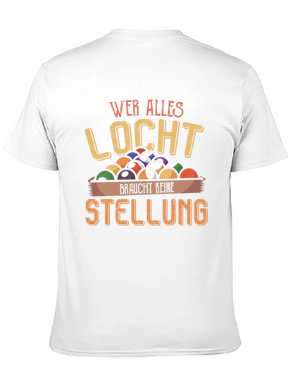 Wer Alles Locht Billiard Graphic T-Shirt