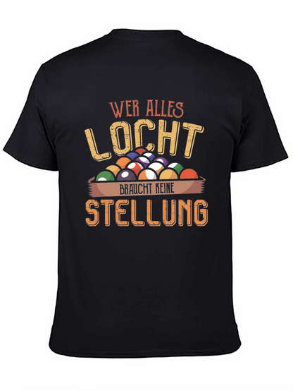 Wer Alles Locht Billiard Graphic T-Shirt