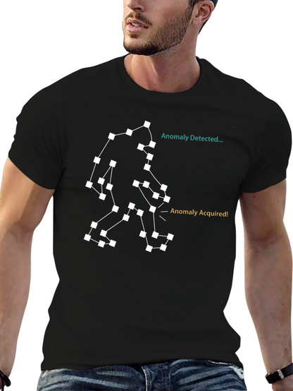 Anomaly Detected Bigfoot Graphic T-Shirt