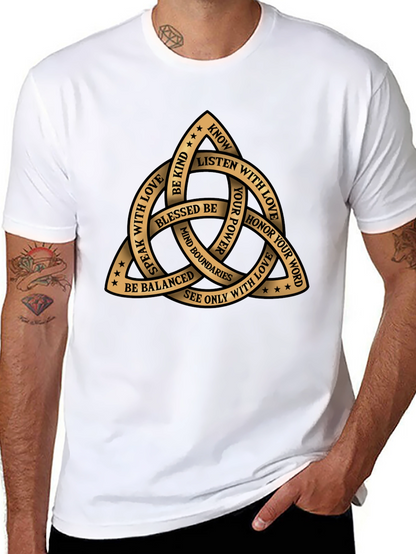 Celtic Knot T-Shirt - Love Power and Kindness