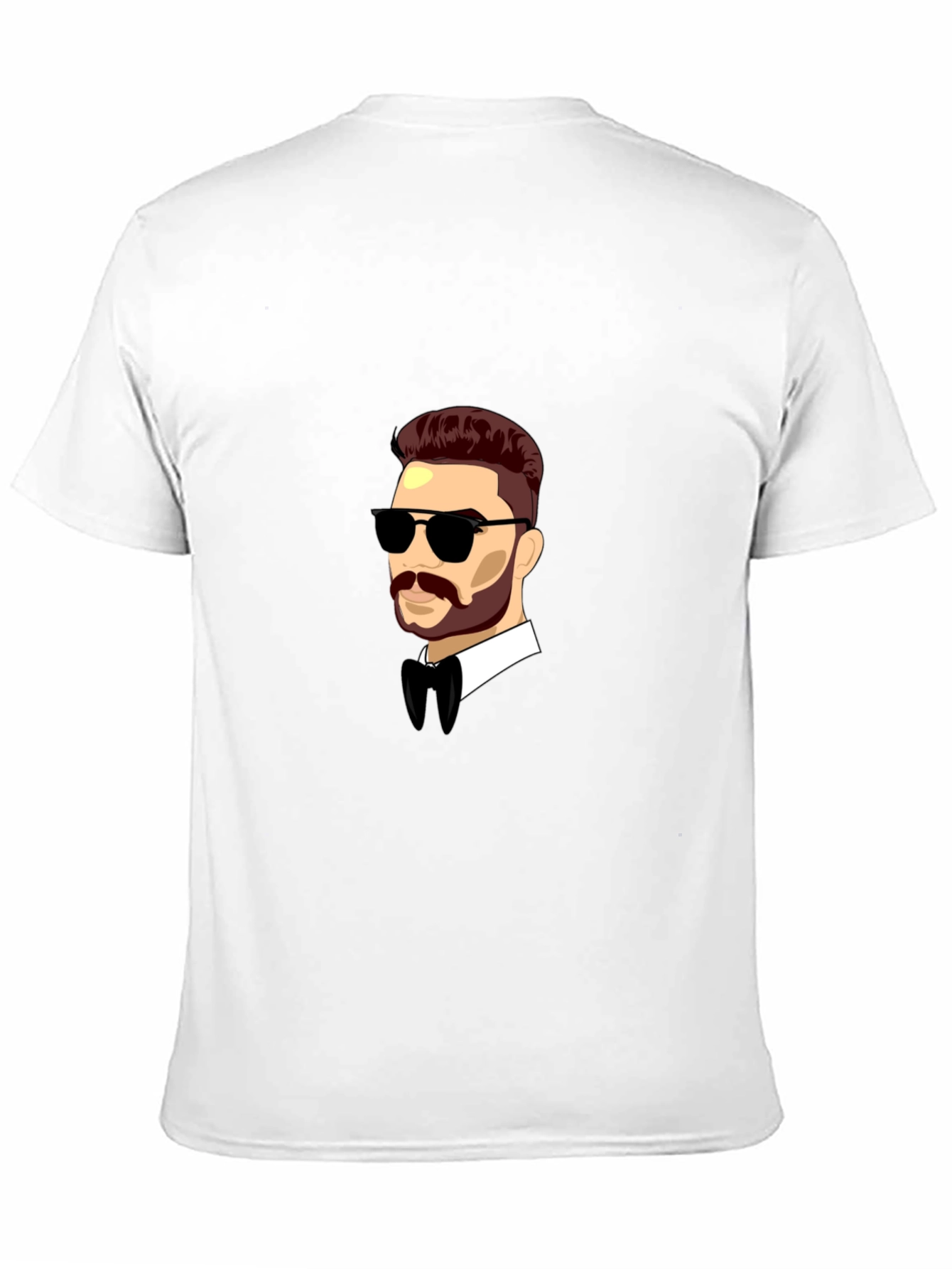 Cool Cartoon Man Black T-Shirt