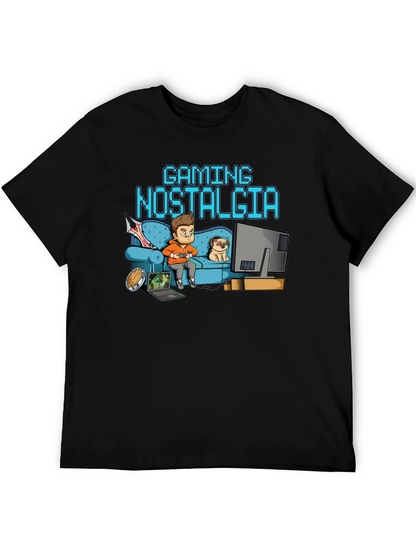 Gaming Nostalgia Black T-Shirt