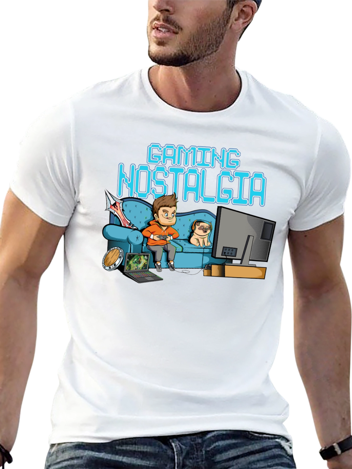 Gaming Nostalgia Black T-Shirt
