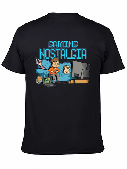Gaming Nostalgia Black T-Shirt