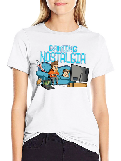 Gaming Nostalgia Black T-Shirt