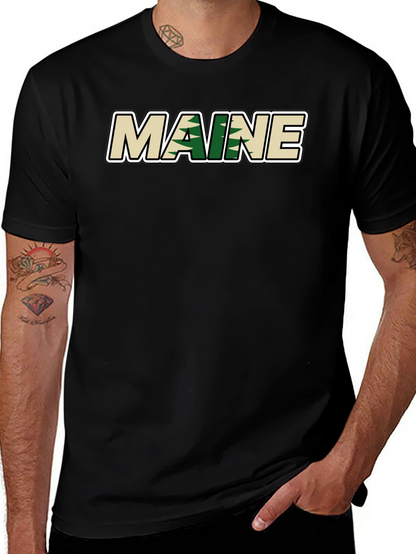 Maine Graphic T-Shirt - Outdoor Adventure Tee