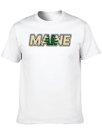 Maine Graphic T-Shirt - Outdoor Adventure Tee