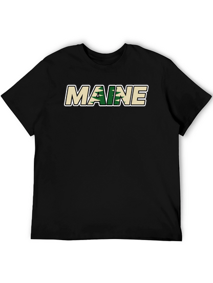 Maine Graphic T-Shirt - Outdoor Adventure Tee