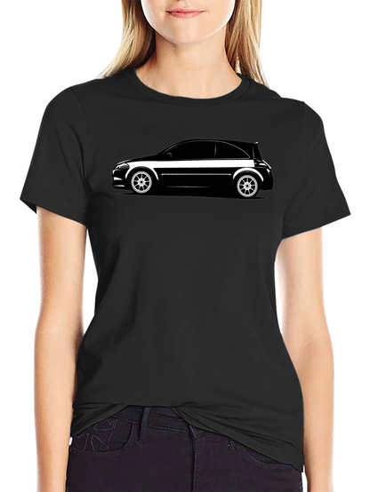 Sleek Black Car Graphic Tee