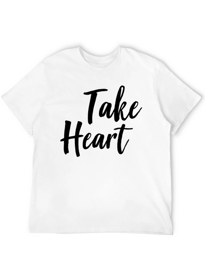 Take Heart Black Graphic Tee - Stylish Comfort