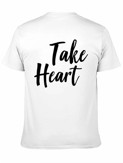 Take Heart Black Graphic Tee - Stylish Comfort