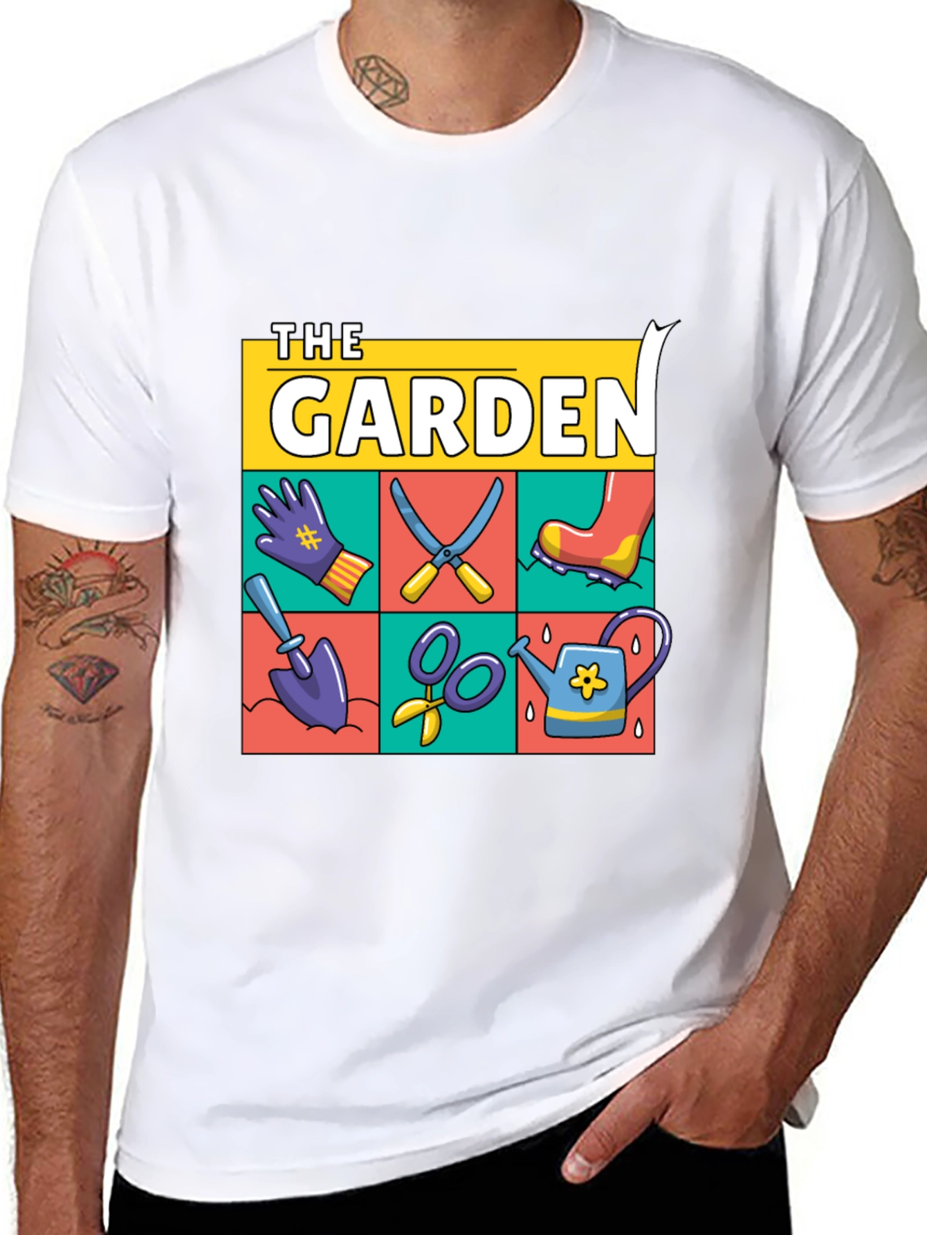 The Garden T-Shirt - Gardening Tool Graphic Tee