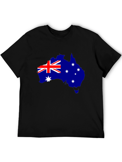 Australia Map Flag Graphic T-Shirt