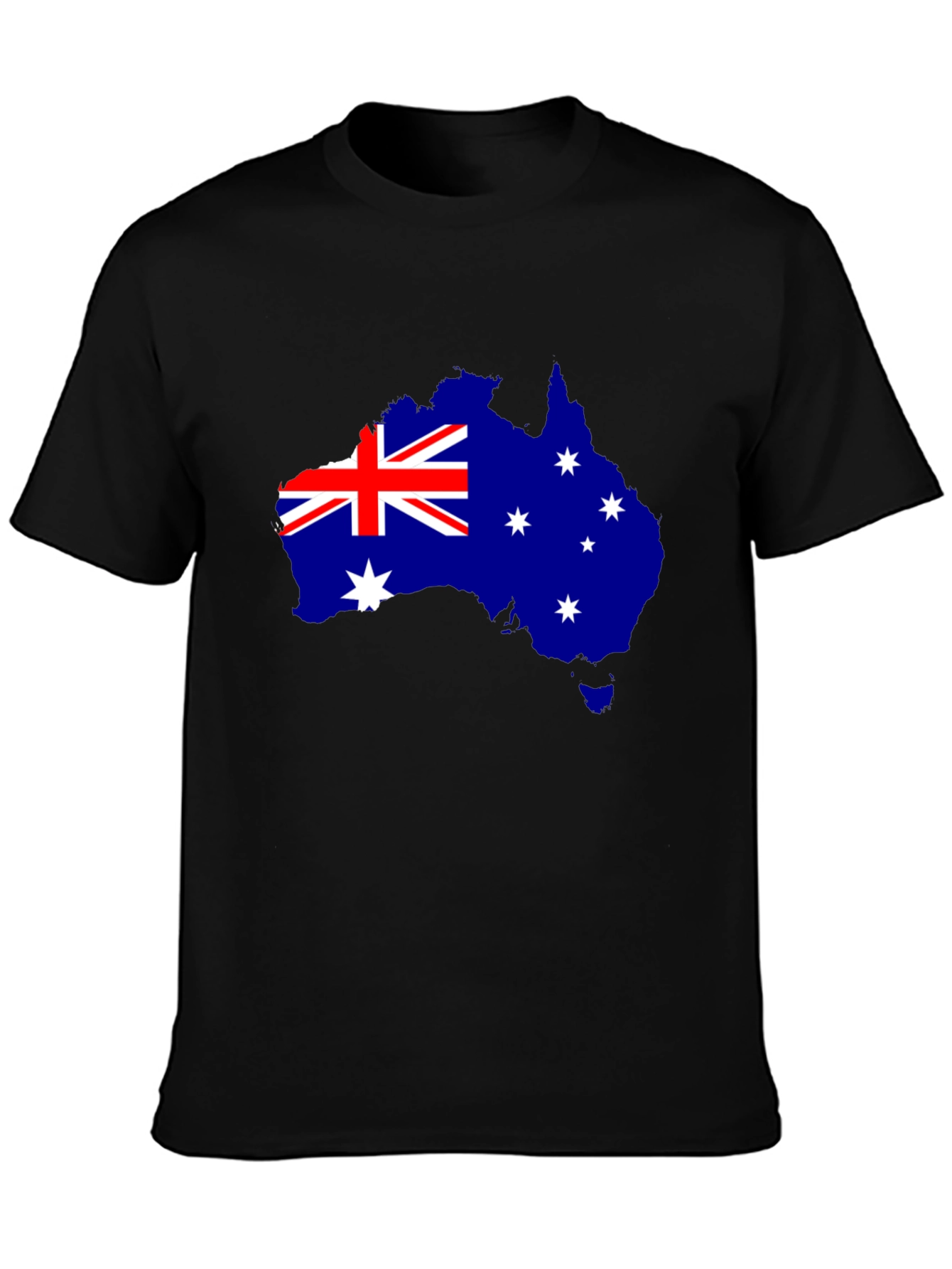 Australia Map Flag Graphic T-Shirt