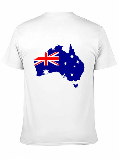 Australia Map Flag Graphic T-Shirt