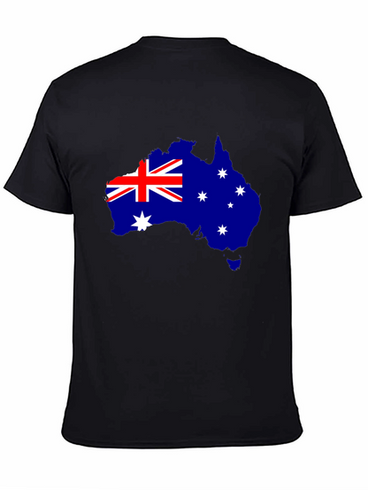 Australia Map Flag Graphic T-Shirt
