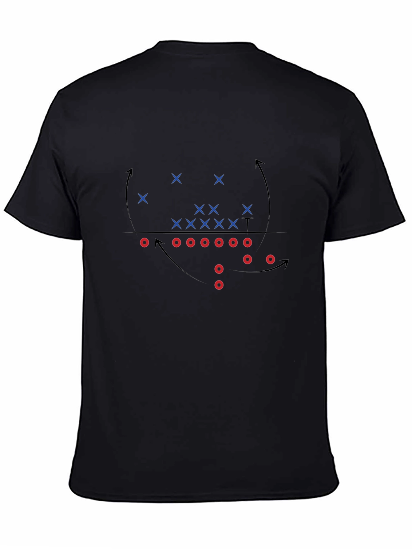 Football Play T-Shirt - Black