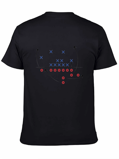 Football Play T-Shirt - Black