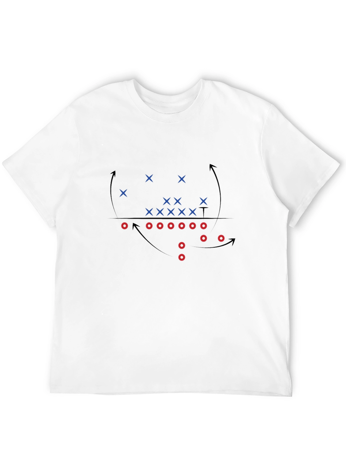 Football Play T-Shirt - Black