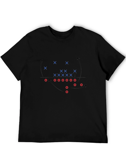 Football Play T-Shirt - Black