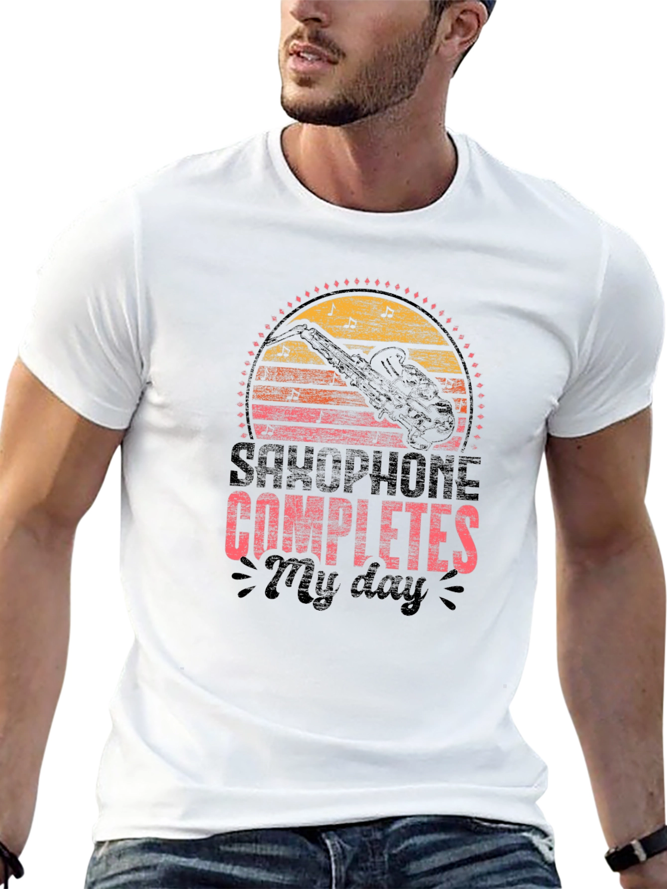 Saxophone Completes My Day T-Shirt