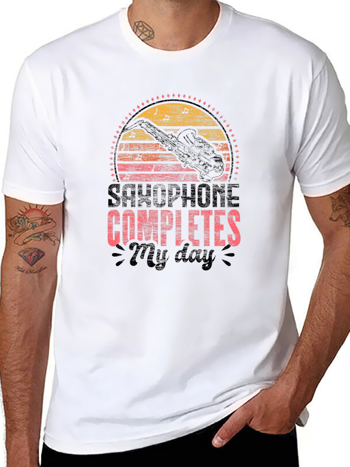 Saxophone Completes My Day T-Shirt