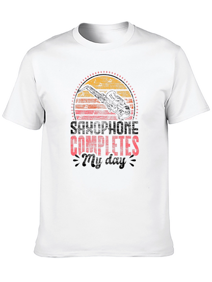 Saxophone Completes My Day T-Shirt