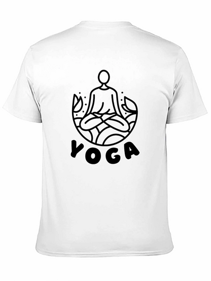 Yoga Graphic Black T-Shirt