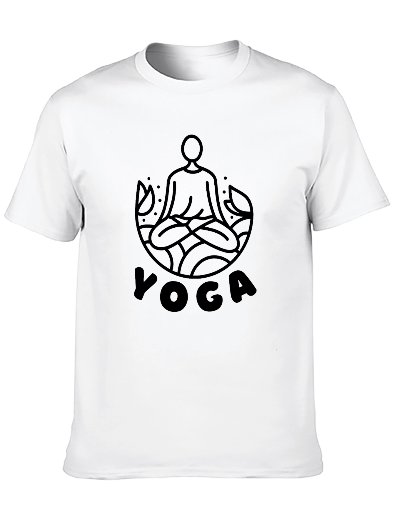 Yoga Graphic Black T-Shirt