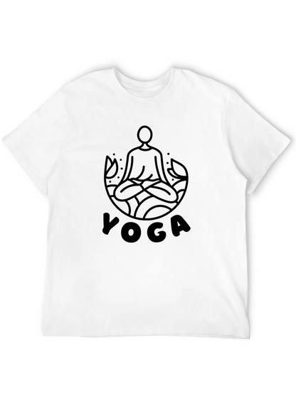 Yoga Graphic Black T-Shirt