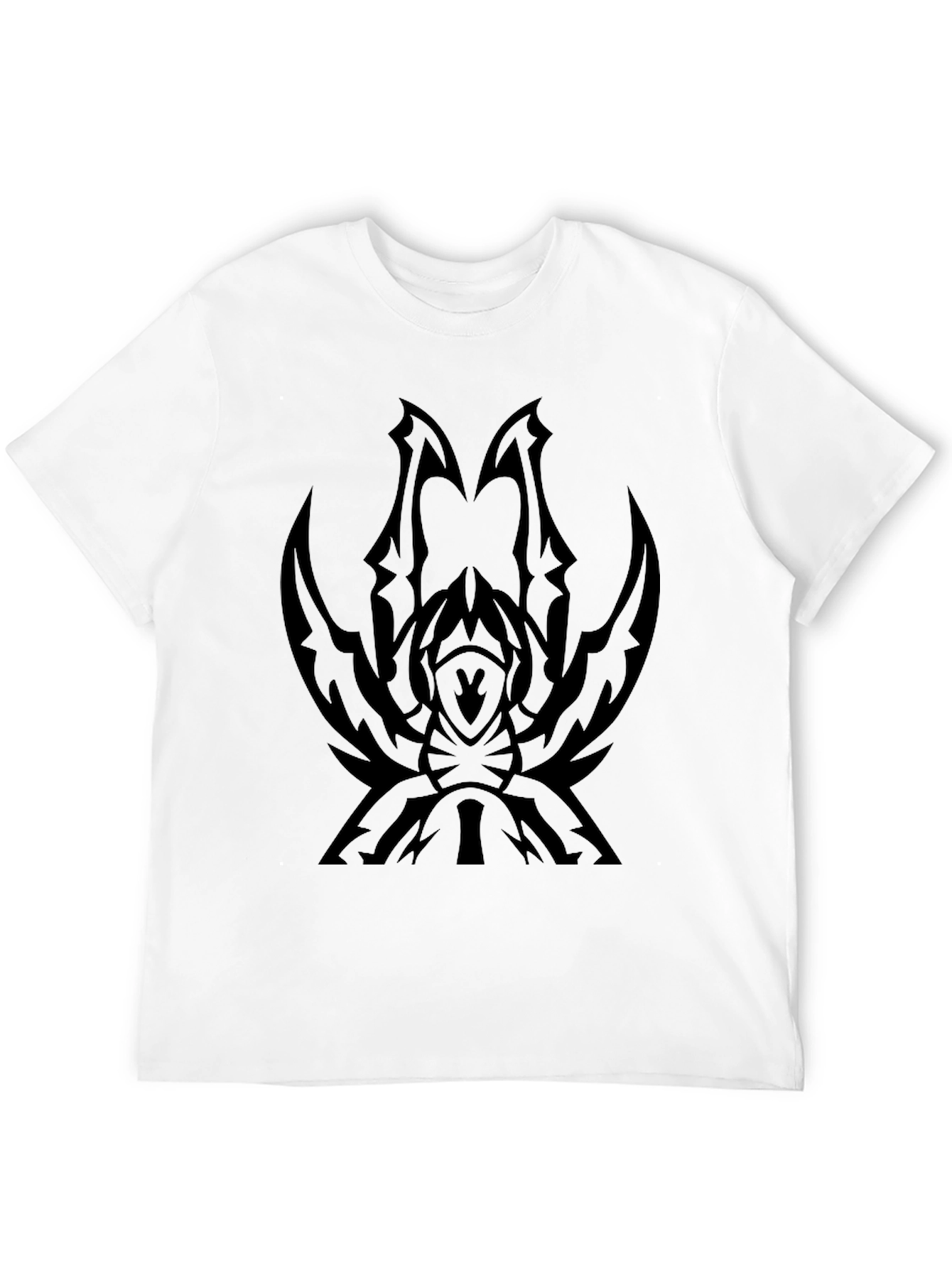 Tribal Spider Graphic Black T-Shirt
