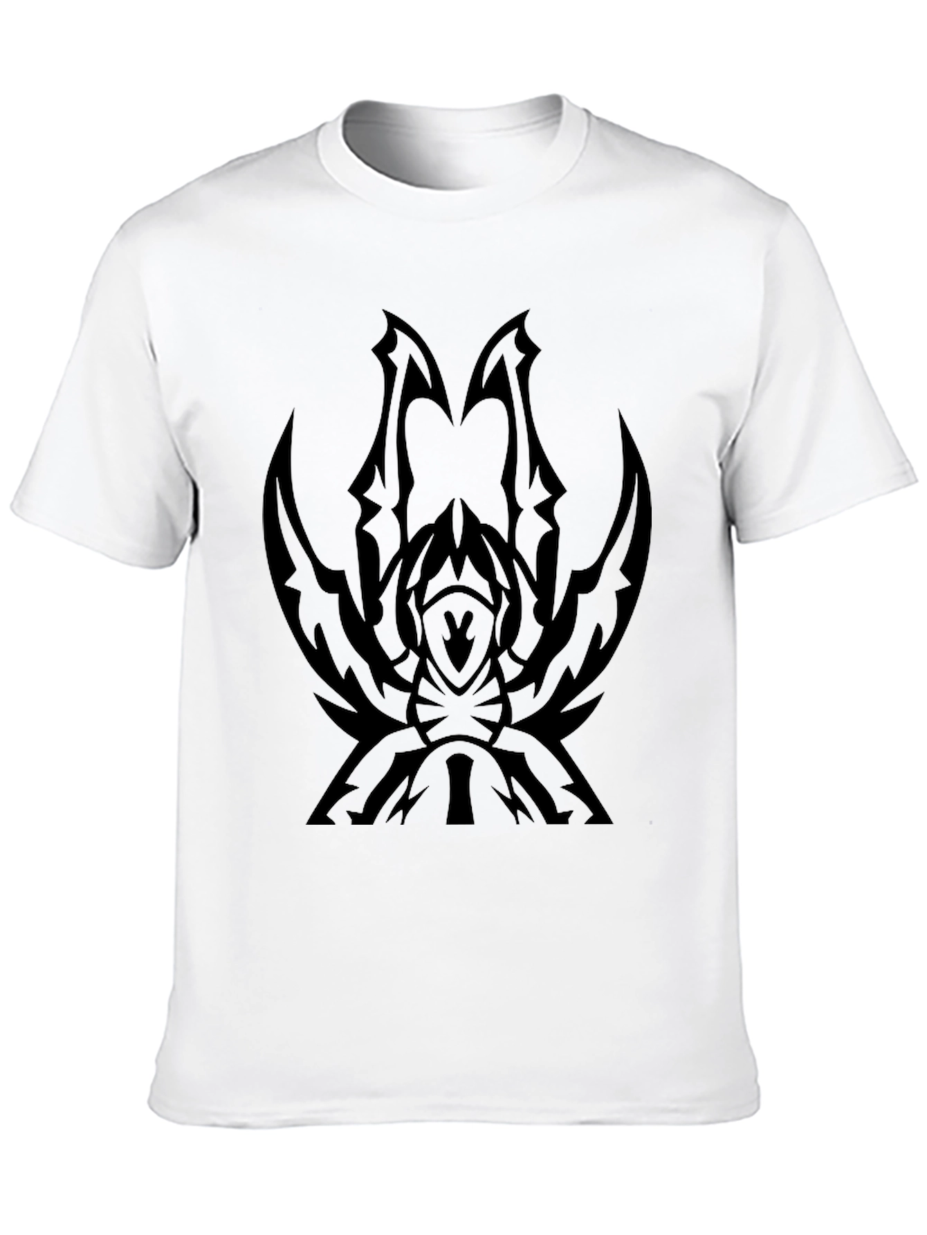 Tribal Spider Graphic Black T-Shirt