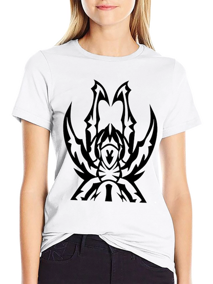 Tribal Spider Graphic Black T-Shirt
