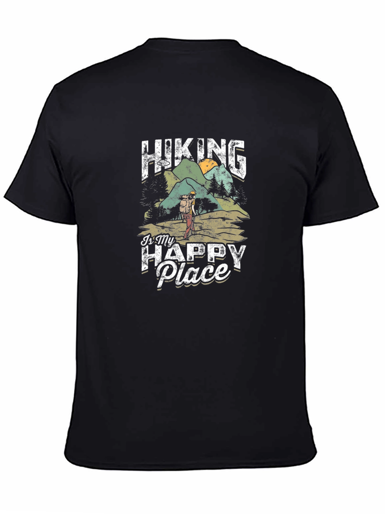 Hiking Is My Happy Place Graphic Tee