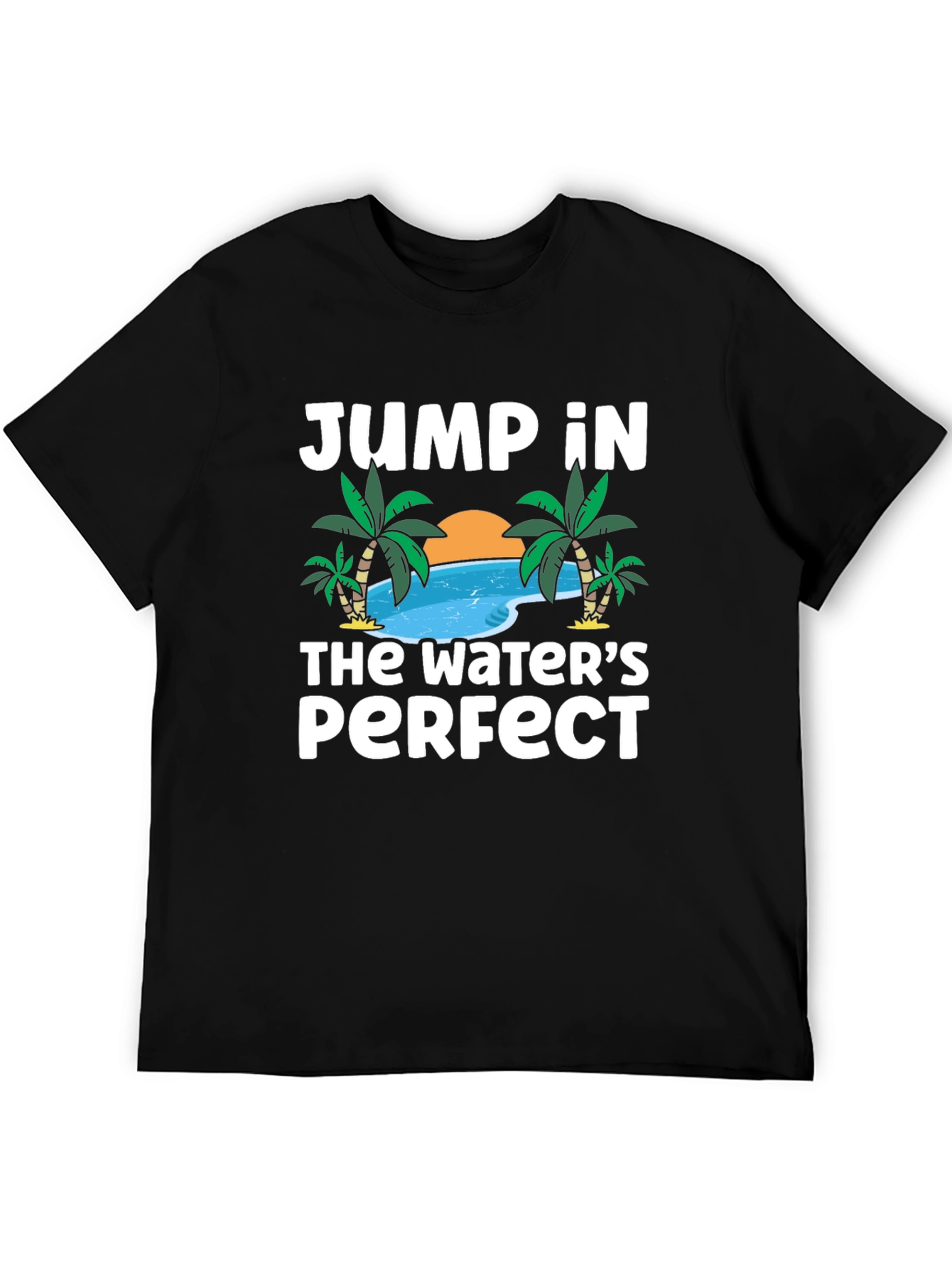 Jump In The Waters Perfect T-Shirt - Summer Fun