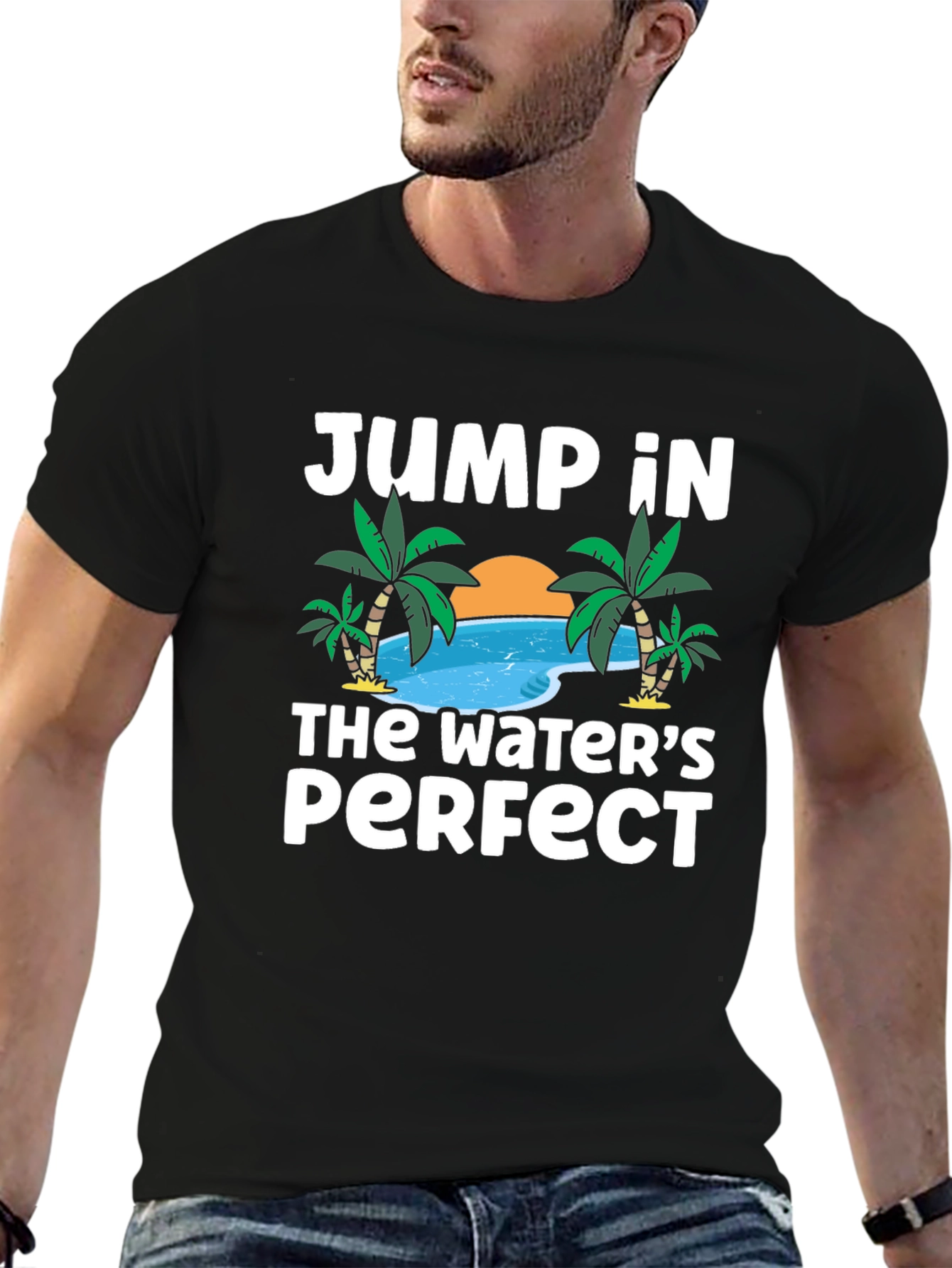 Jump In The Waters Perfect T-Shirt - Summer Fun