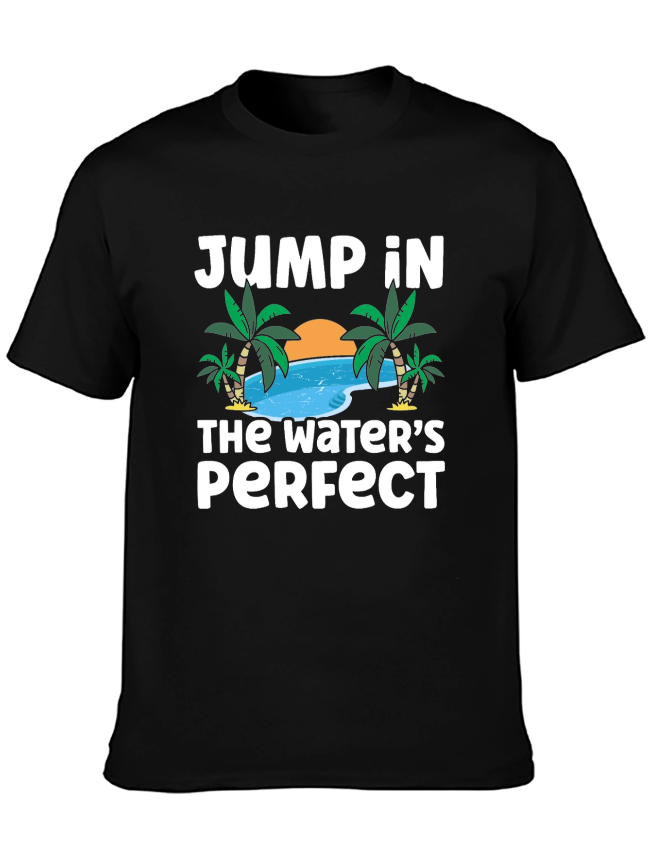 Jump In The Waters Perfect T-Shirt - Summer Fun