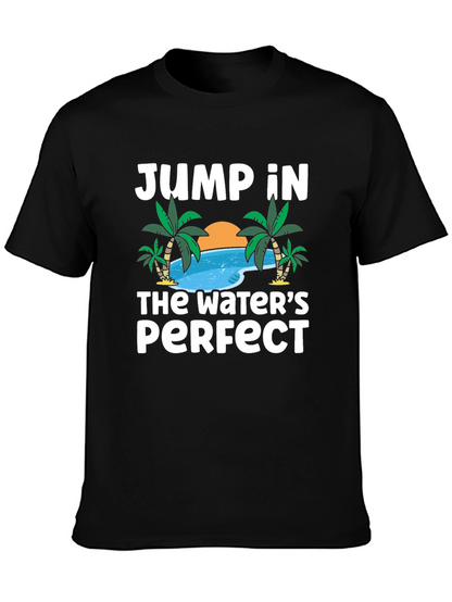 Jump In The Waters Perfect T-Shirt - Summer Fun