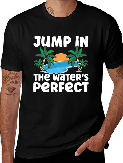Jump In The Waters Perfect T-Shirt - Summer Fun