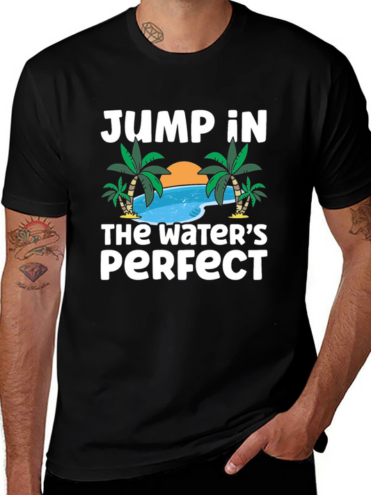 Jump In The Waters Perfect T-Shirt - Summer Fun