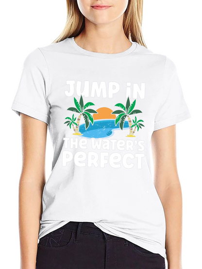 Jump In The Waters Perfect T-Shirt - Summer Fun