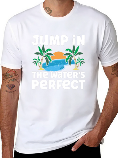 Jump In The Waters Perfect T-Shirt - Summer Fun