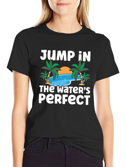 Jump In The Waters Perfect T-Shirt - Summer Fun